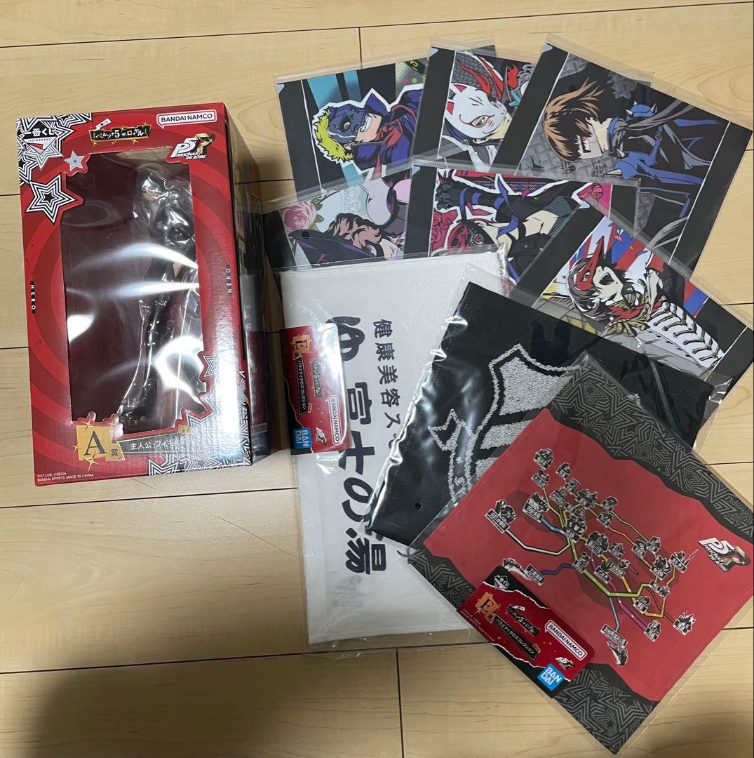 一番くじ　ペルソナ　A賞　主人公　フィギュア　他　10点セット