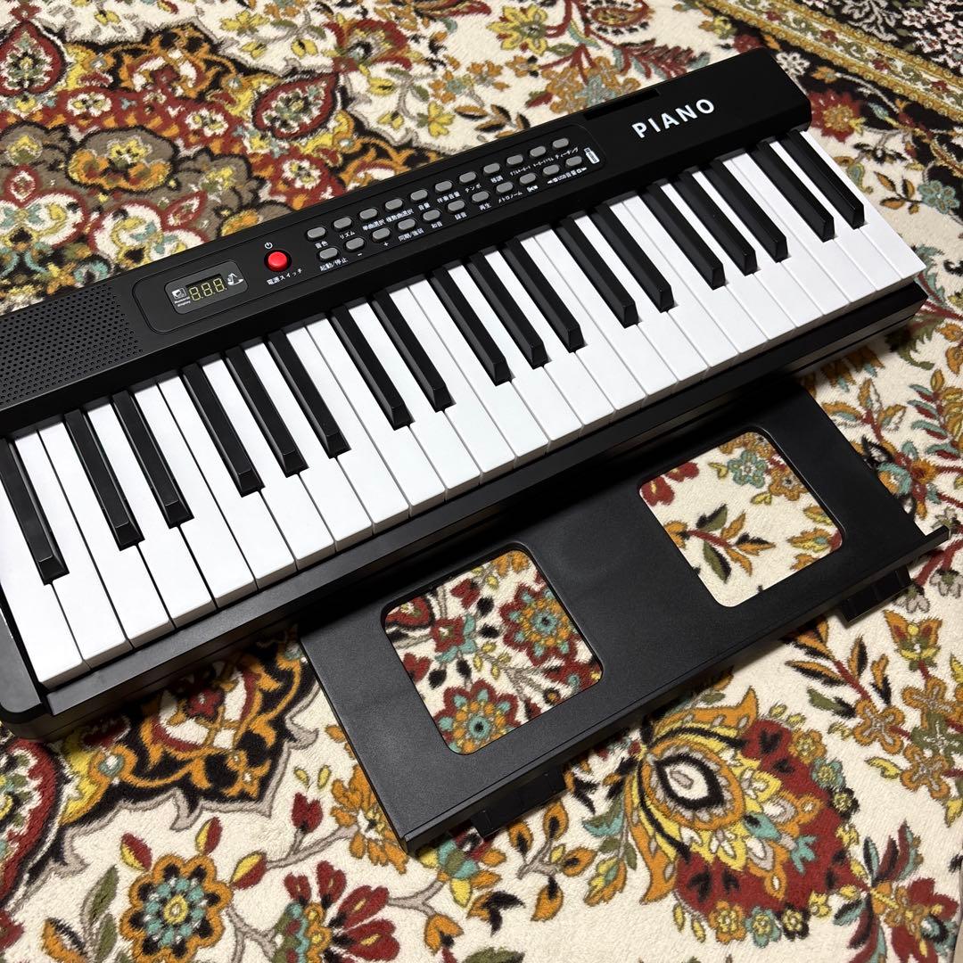 Yumcute 電子ピアノ 88鍵盤 折りたたみ 2つ折り電子キーボード