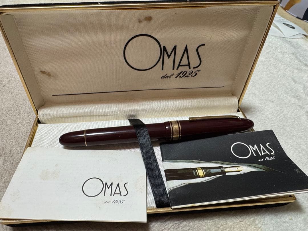 OMAS バーガンディ 万年筆 1925年製