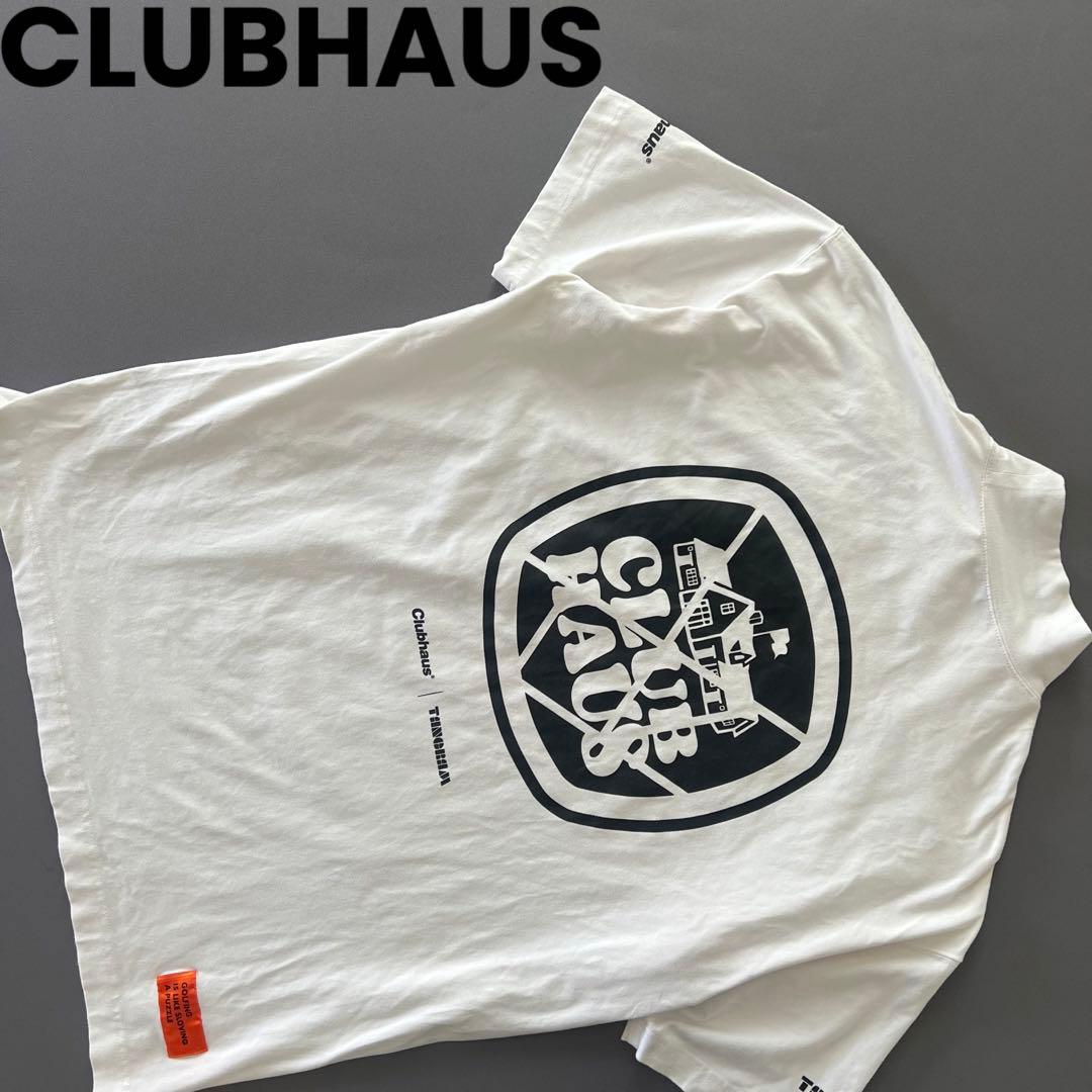 CLUBHAUS クラブハウス　タングラム　モックネック　半袖シャツ　メンズ　L