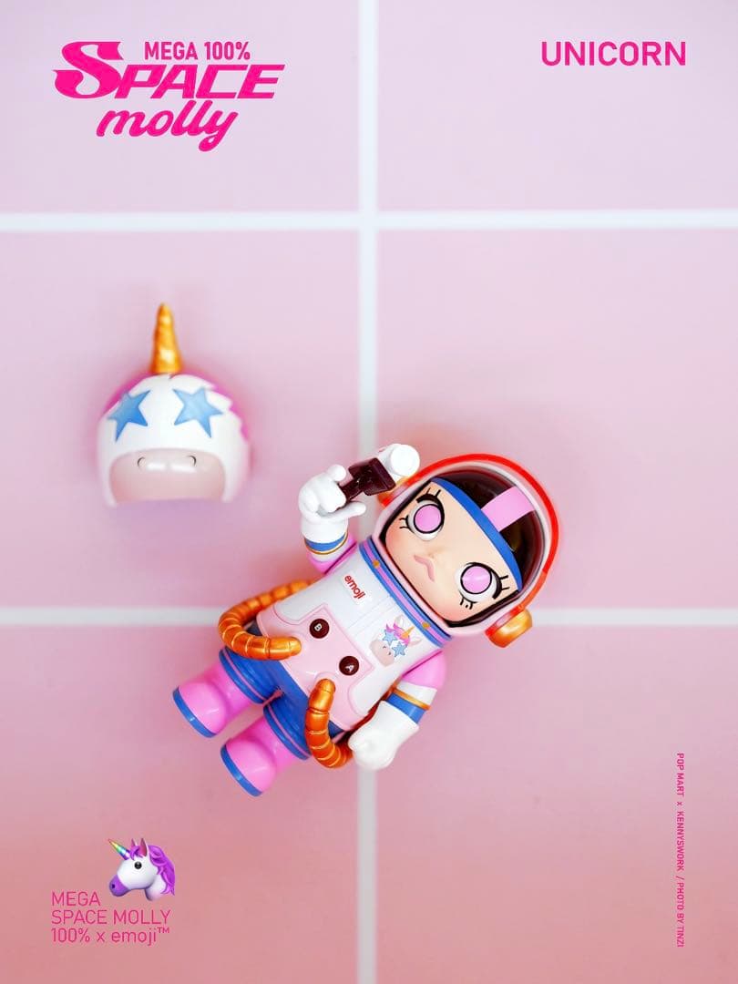 MOLLY 100% emoji シークレット UNICORN