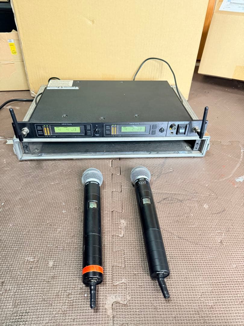 Shure u4d/sm58 マイク、動作確認済み、良い品。USA製。