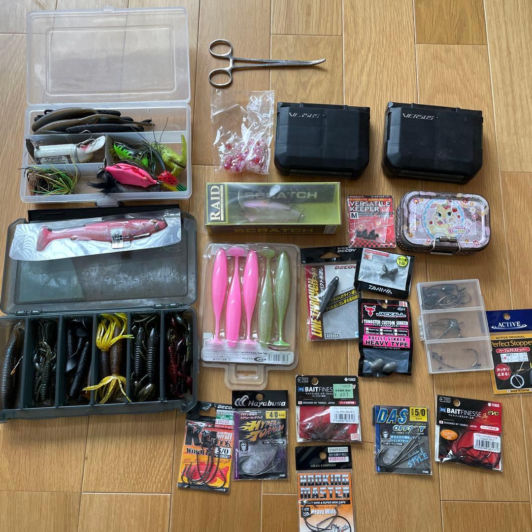 まとめ売りバスルアー フロッグ ワーム フックシンカー類