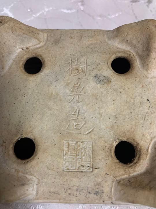 樹晃　正方　盆栽鉢