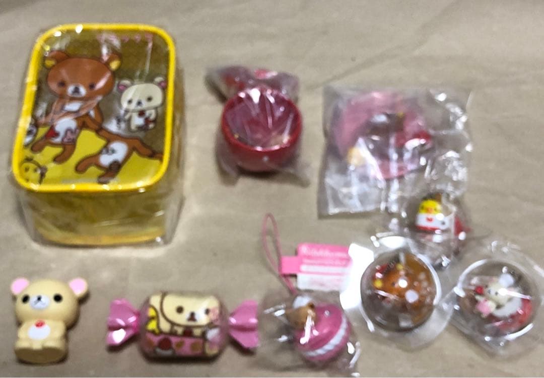 リラックマいちごコレクション　ほっこりcafeフィギュアキーチェーン