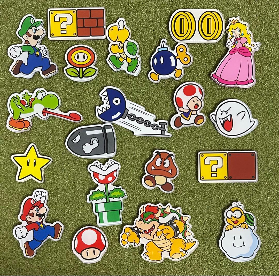 スーパーマリオ　キャラマグネッツ　20種類　コンプリート