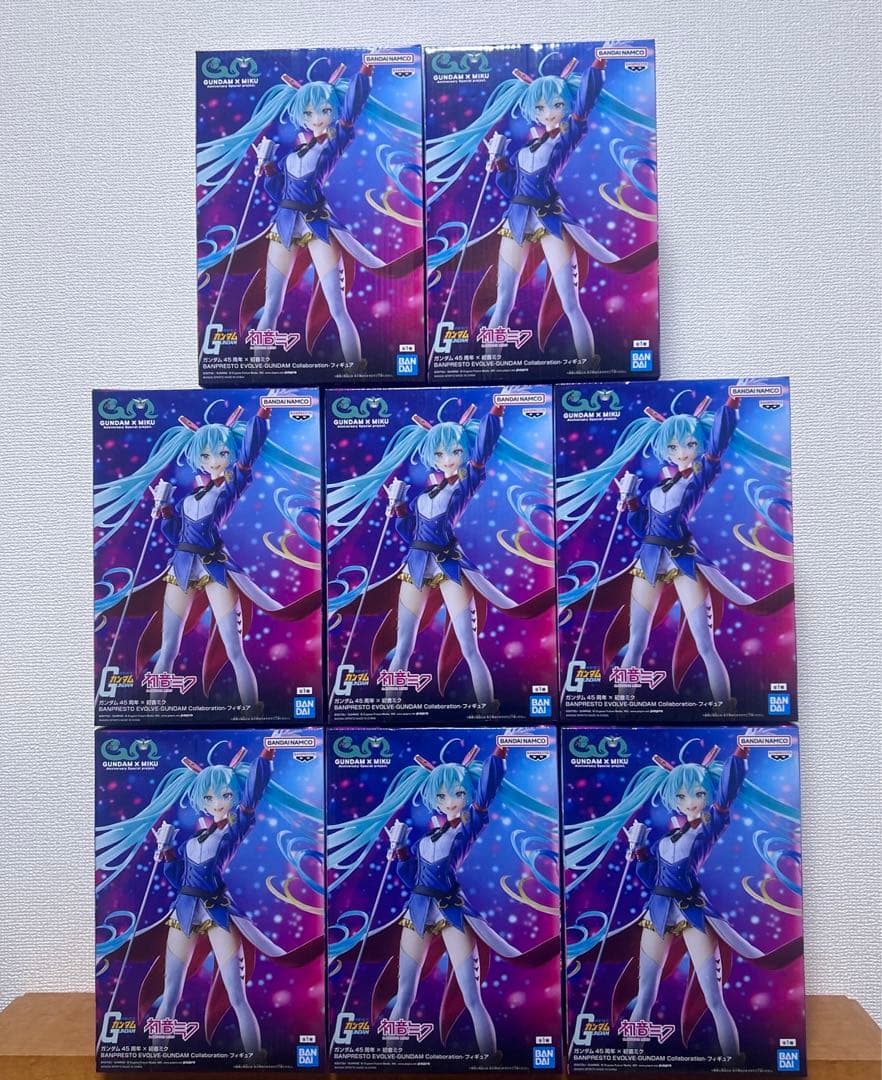 初音ミク ガンダム45周年×初音ミク フィギュア8セット