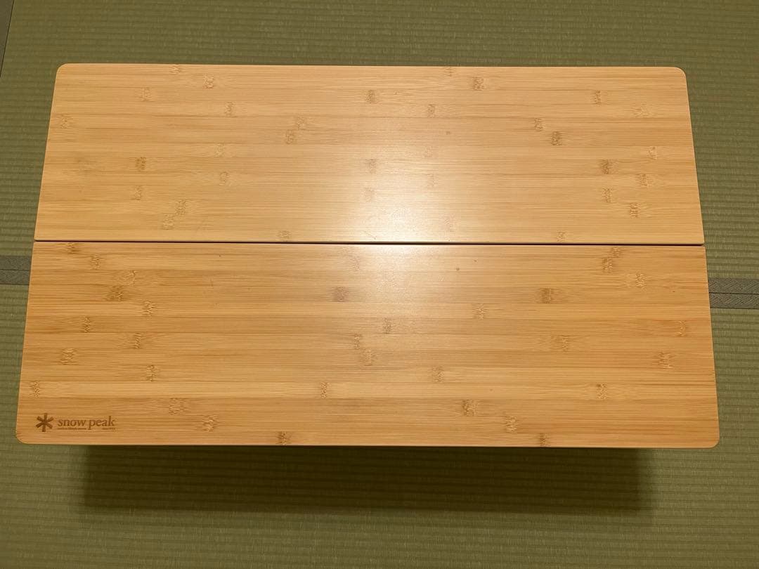 peak ワンアクションローテーブル 竹製