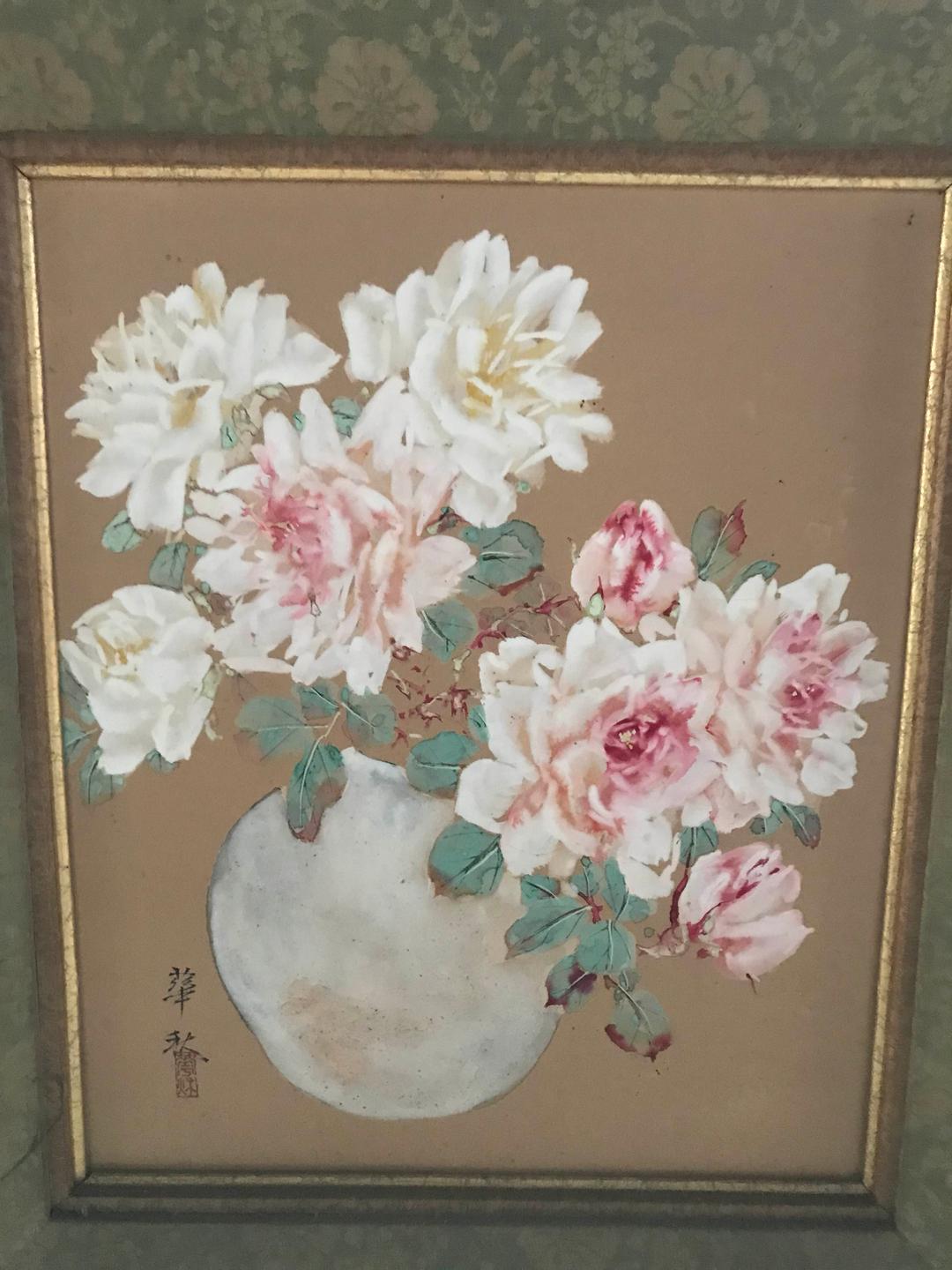 美術品-絵   花
