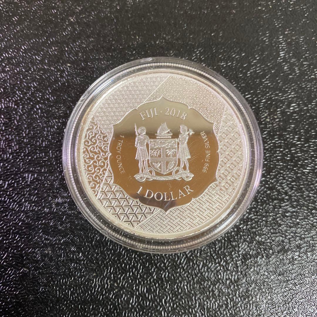 銀貨　99.9% 純銀　シルバー　平清盛　銀貨　１オンス　イギリス連邦　フィジー