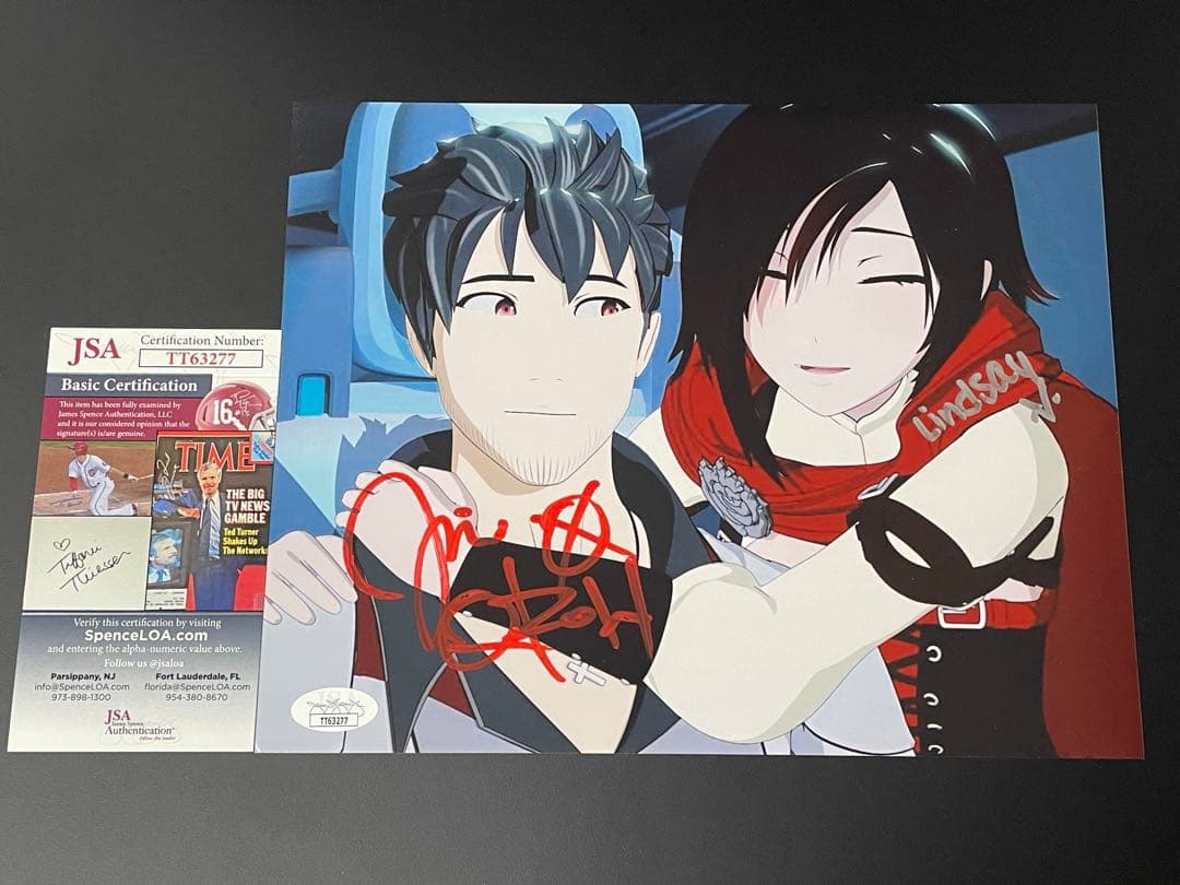 RWBY 直筆サイン入りポスター　JSA認定書付き　④