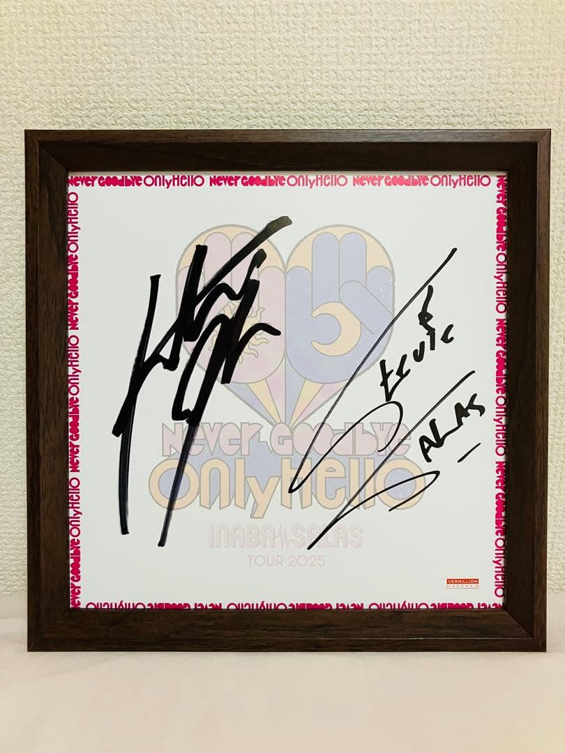 ⭐︎INABA/SALAS イナバサラス サイン色紙⭐︎