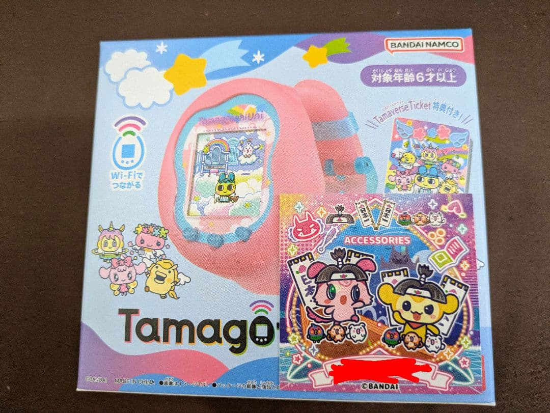 新品　たまごっち　ユニ　エンジェル　(特典:たまステッカー「ももたろうコーデ」