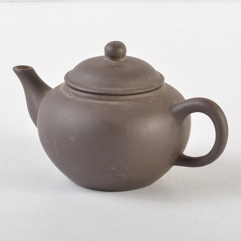 中国　東宝謹製　紫砂　朱泥　急須　茶壷　C　R6433