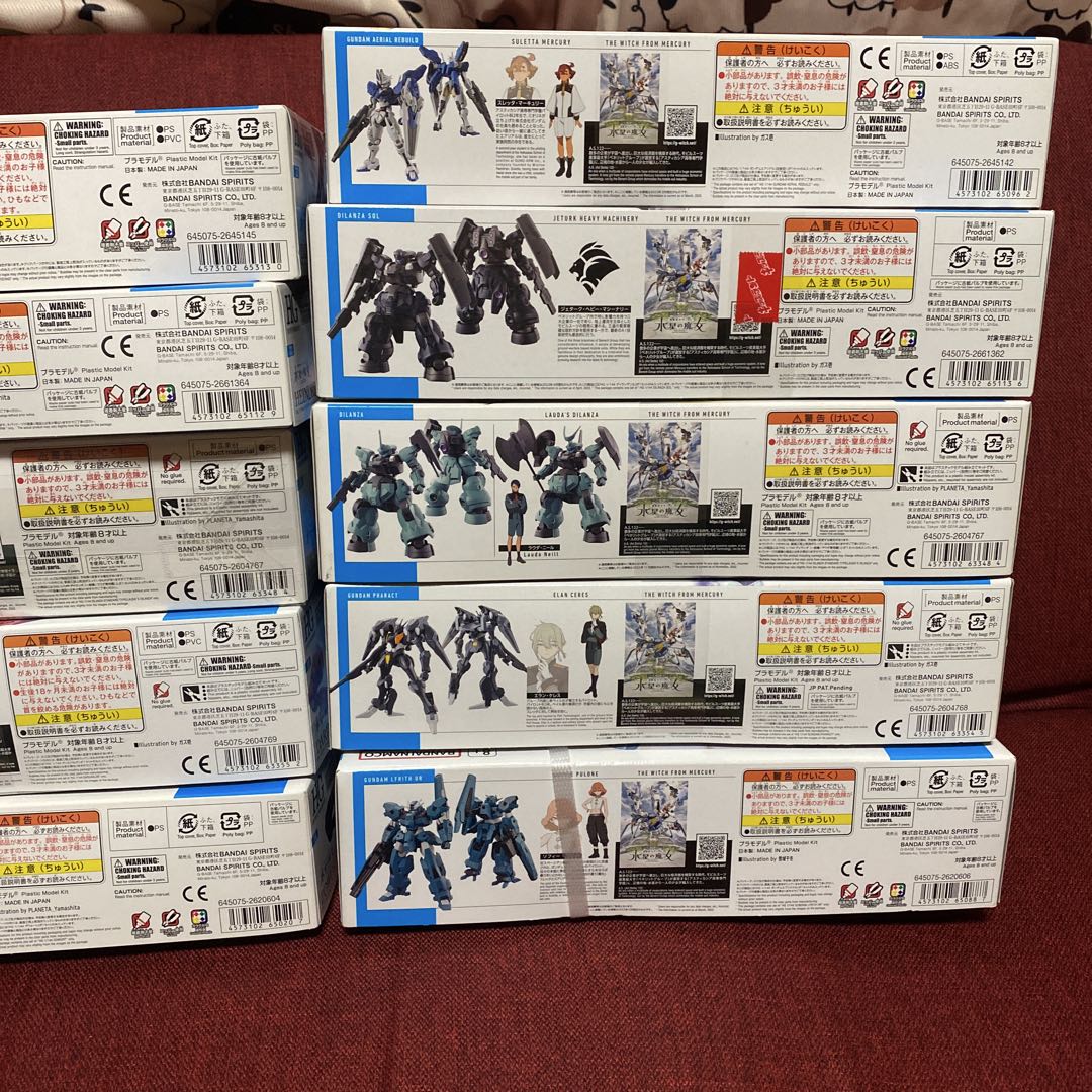 バンダイ　ガンプラ　水星の魔女　まとめて　10体未組立て