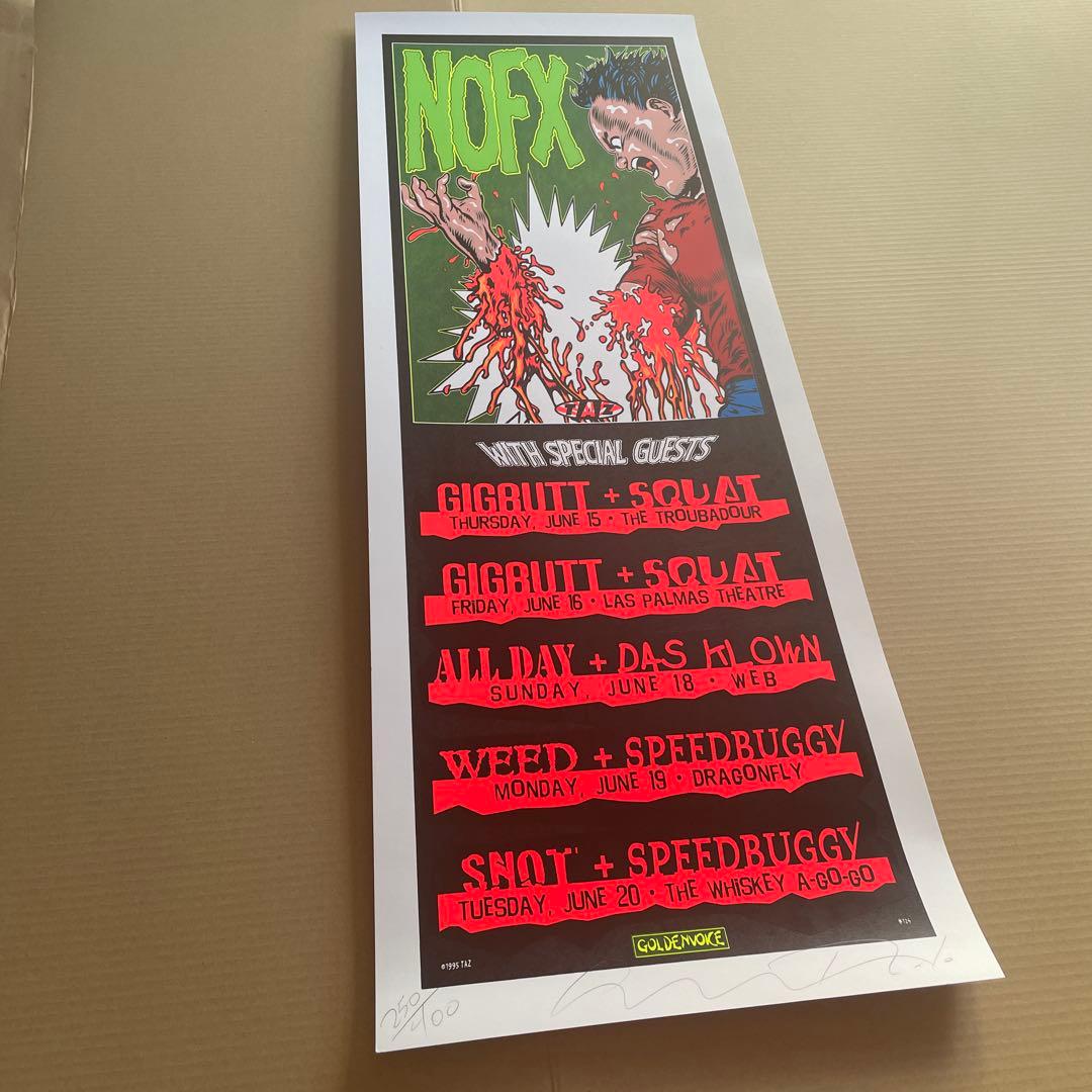 Taz nofx ポスター kozik 　akira ヴィンテージ Tシャツ