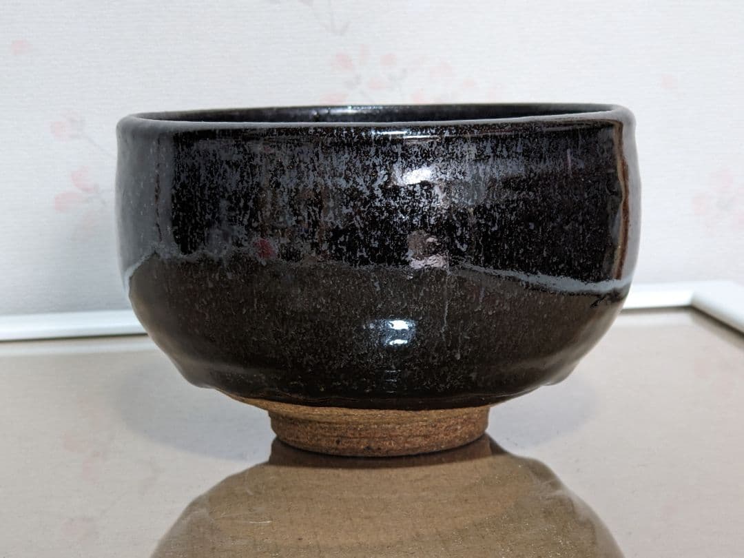 ♦茶道具 窯変天目 虹彩 抹茶碗 作家物 青山作 茶道具 コレクション 骨董品