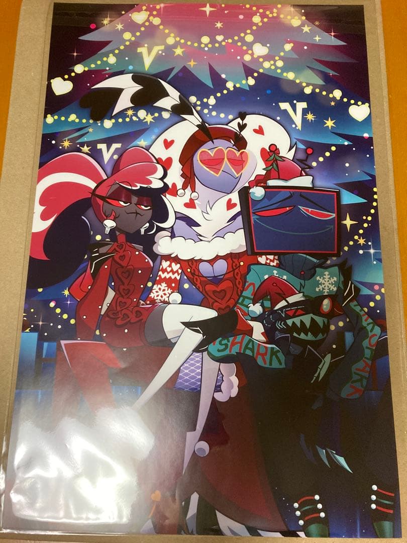 ハズビンホテル Vees 公式ポスター ヴァレンティノ ヴォックス クリスマス