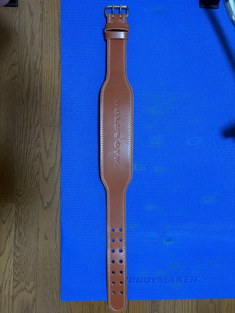 ゴールドジム　プロレザーベルト最上位モデルMサイズ