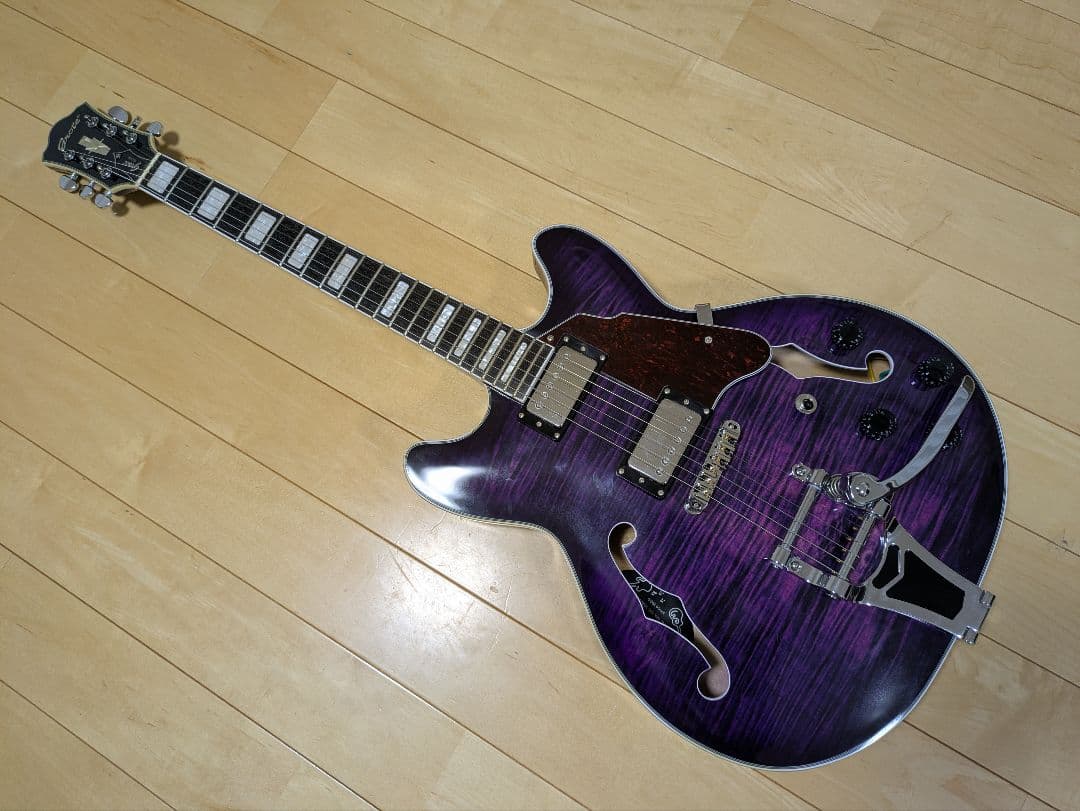 GROTE 335 style with Bigsby セミアコ　基本調整済み