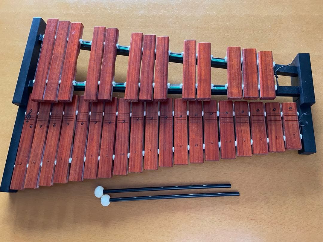 YAMAHA 卓上木琴 32音 マレット付 TX-6