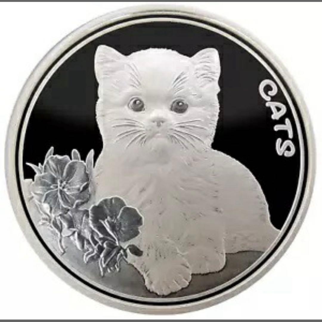 フィージー2022年　キャット銀貨シルバー　1オンス カプセル付き