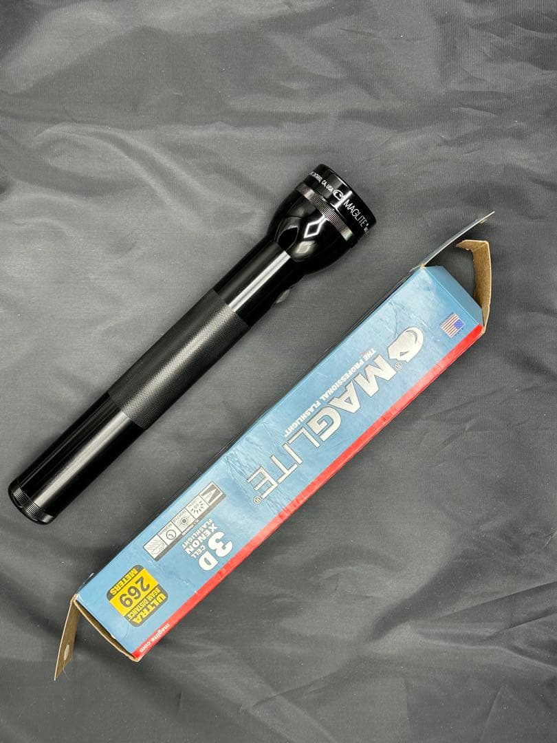 【新品・未使用】MAG-LITE マグライト 3D 懐中電灯 ブラック