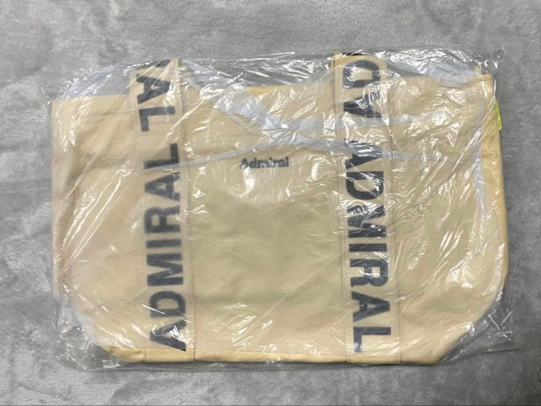 【新品未使用】　Admiral アドミラル　キャンバス トートバッグ ベージュ