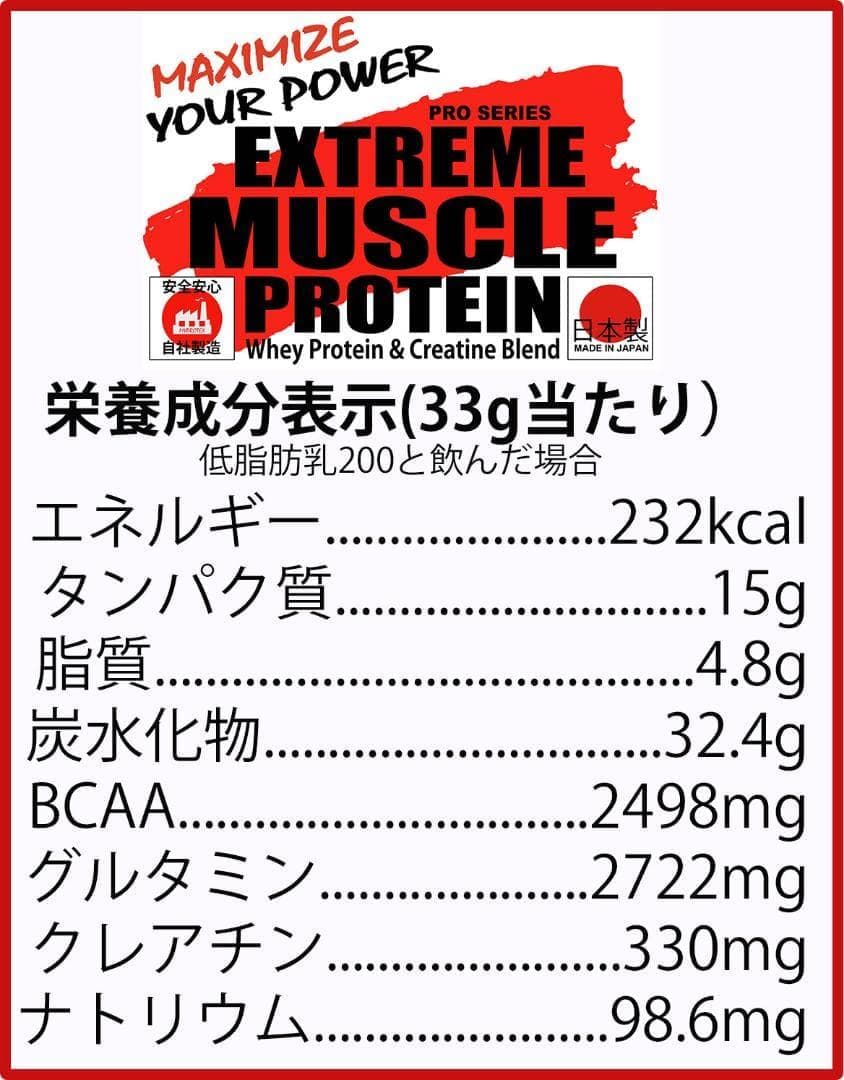 国産プロテイン5kg★ホエイ＆ソイ★クレアチン配合★マイプロテック チョコ味R