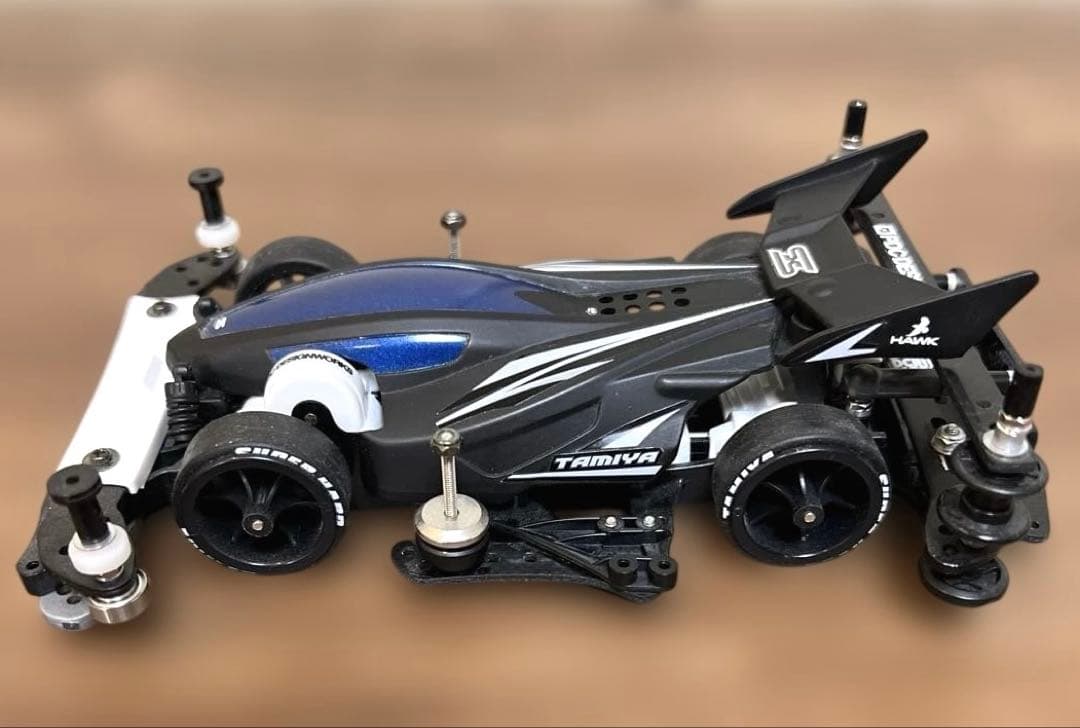 ミニ四駆　デュアルリッジJr FMAカスタム 完成車・塗装済み　中古品