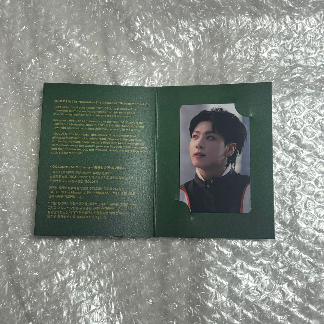 BTS ジョングク 展示会 GOLDEN トレカ インド 3