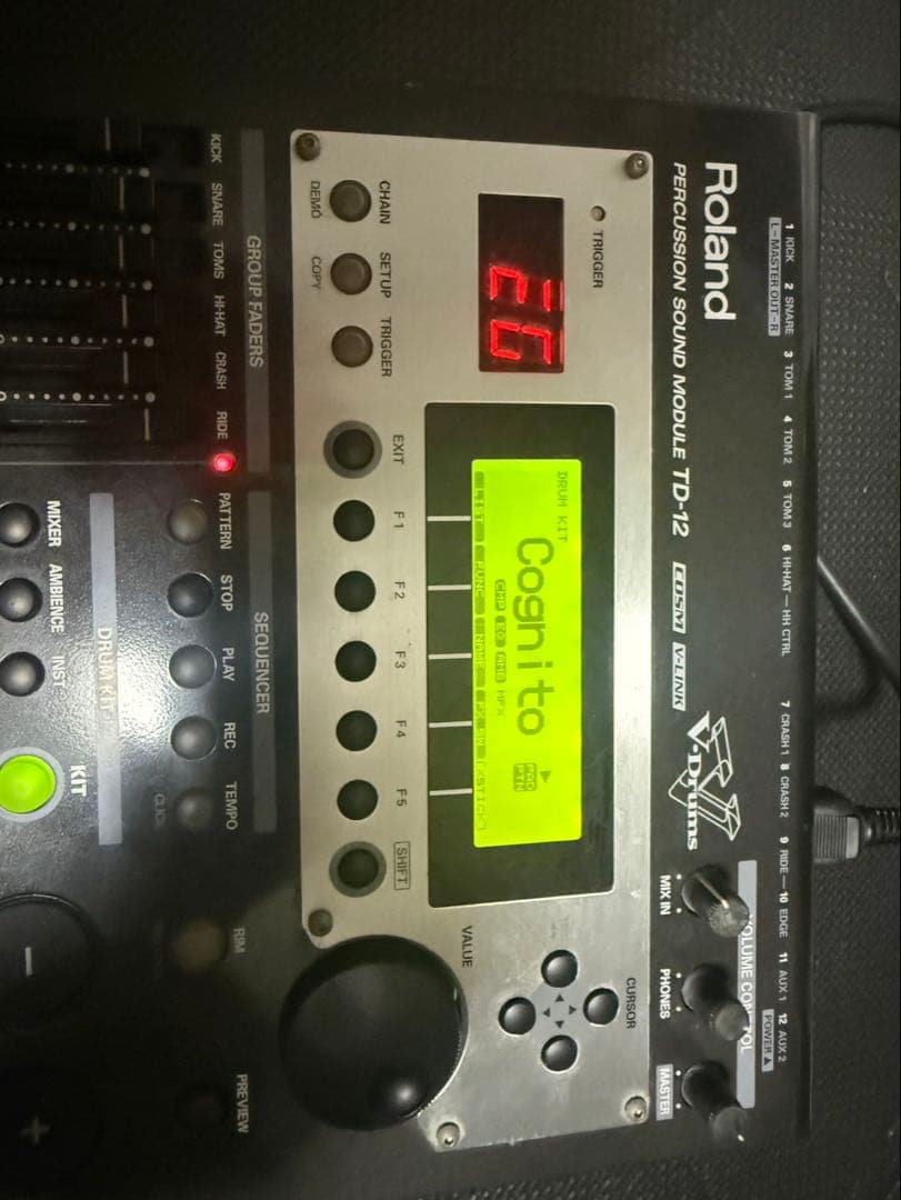 Roland 電気ドラム TD-12 モジュール ローランド ジャンク品