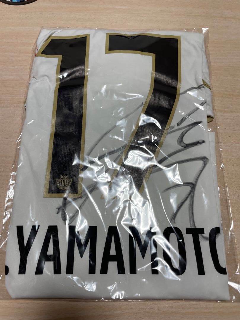 2025 松本山雅 山本龍平 支給品 2ndユニフォーム 実使用 サイン入り