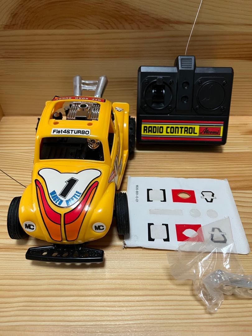 asahi レトロラジコンVW miniBEETLE BUGGY ラジコン稼働品