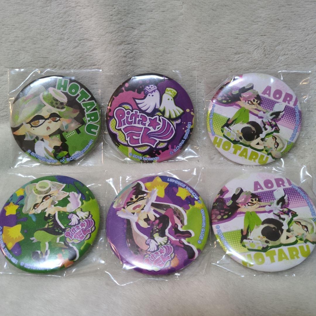 Splatoon イカしたブロマイド缶バッジ シオカラーズ