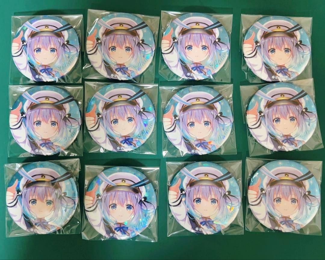 【最終値下げ】ごちうさ　チノ　缶バッジ　銀河特急　12個