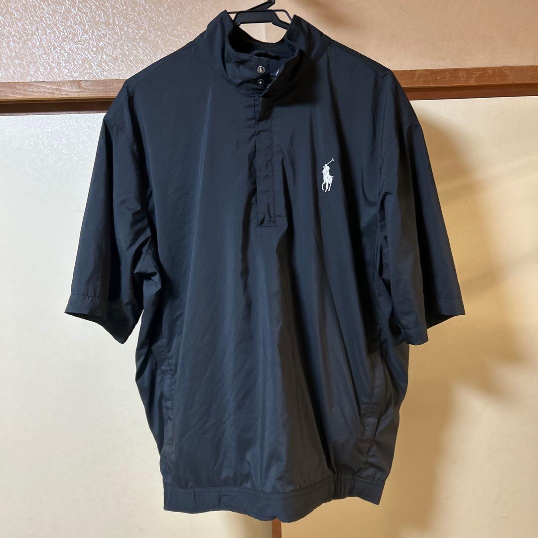 Ralph Lauren 黒 ハーフジップ ポロシャツ L