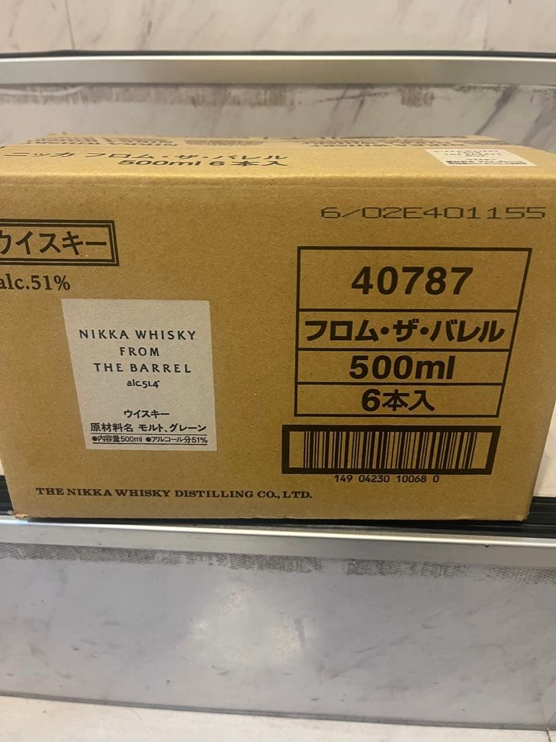 NIKKA WHISKY FROM THE BARREL 500ml 6本入