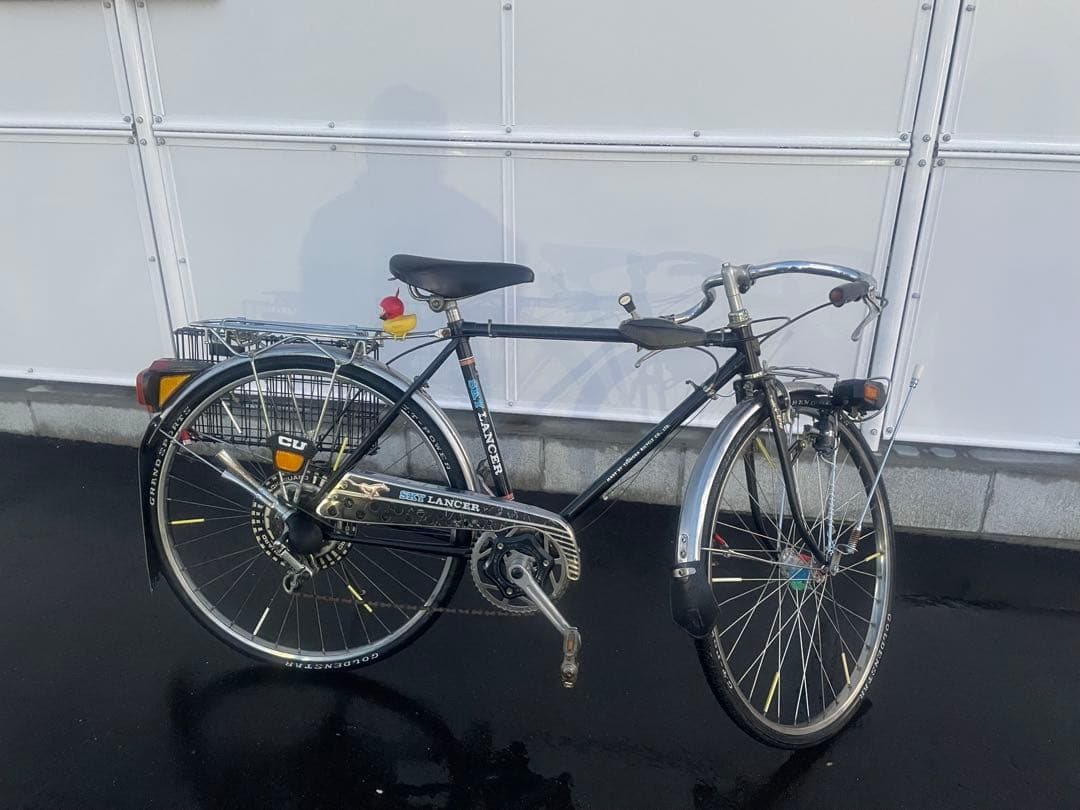超希少 スーパーカー自転車 フラッシャー自転車 ツノダ スカイランサー 旧車