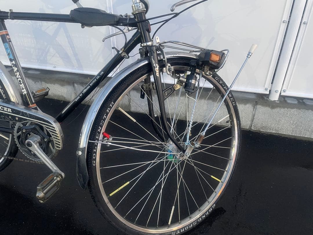 超希少 スーパーカー自転車 フラッシャー自転車 ツノダ スカイランサー 旧車