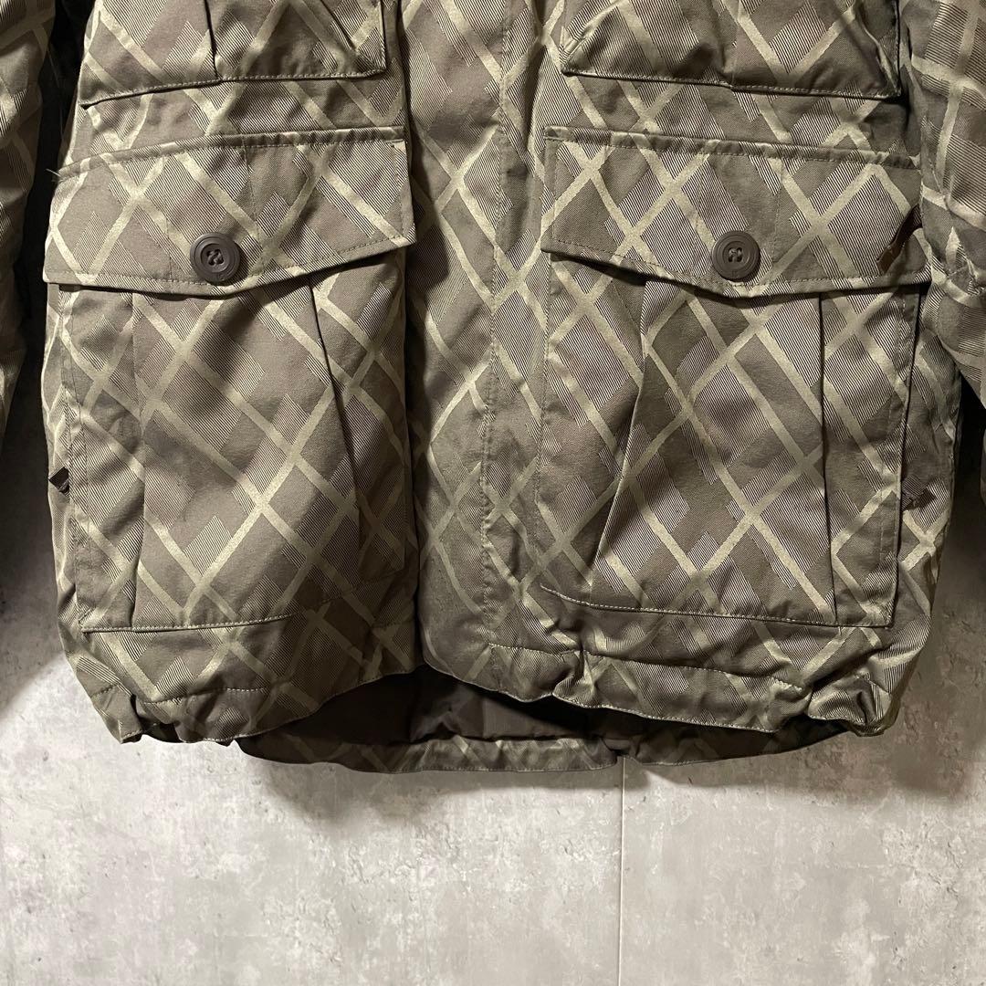 Burtonバートンスキーウェアスノーボードジャケットパーカーフード付きブラウン