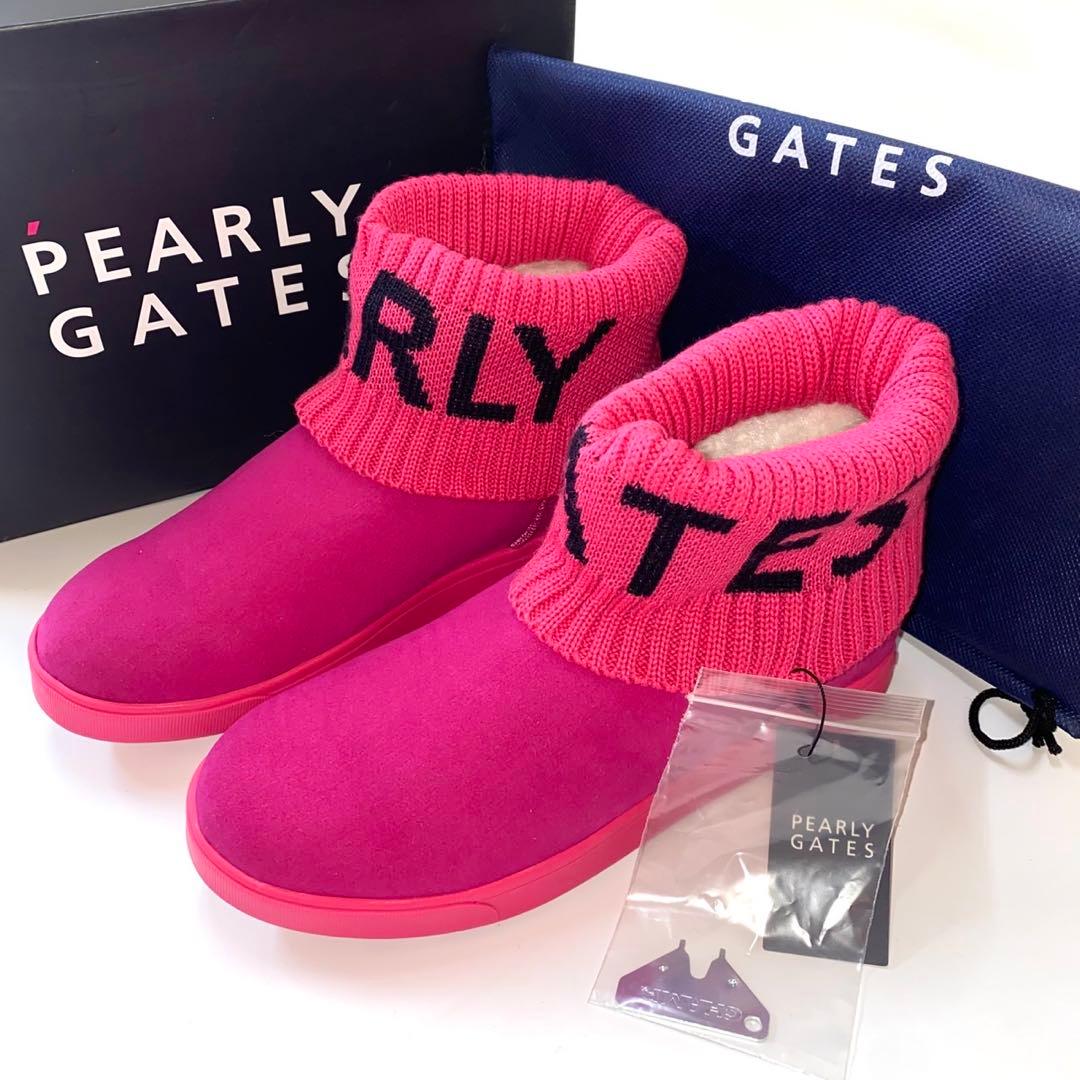 PEARLYGATES 053-1292102ピンク ゴルフシューズ 箱あり