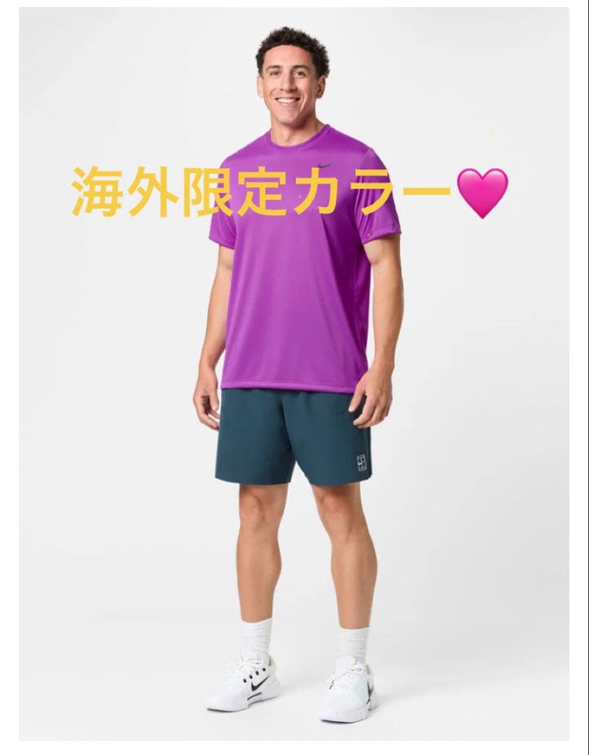 Nike Men's Fall Reset Crew パープル　テニストップス