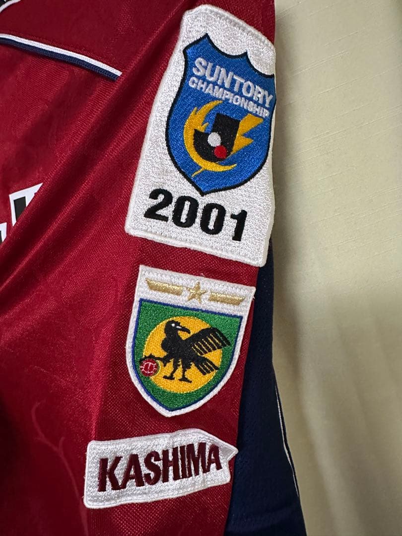 【支給品】チャンピオンシップ 鹿島アントラーズ 2001 1st ユニフォーム