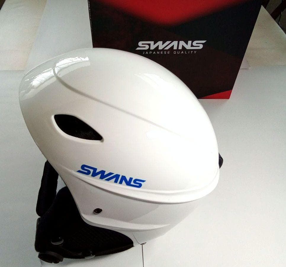 新品未使用/SWANS 男女兼用スキー・スノボヘルメット 自転車・災害時にも/L