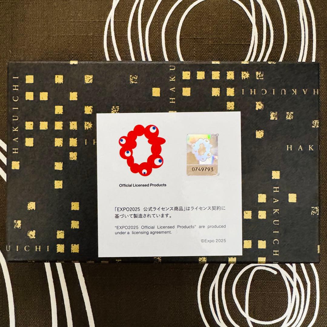 ミャクミャク 金箔 ガラストレー 凱風快晴(金) 箔名画 葛飾北斎 大阪関西万博
