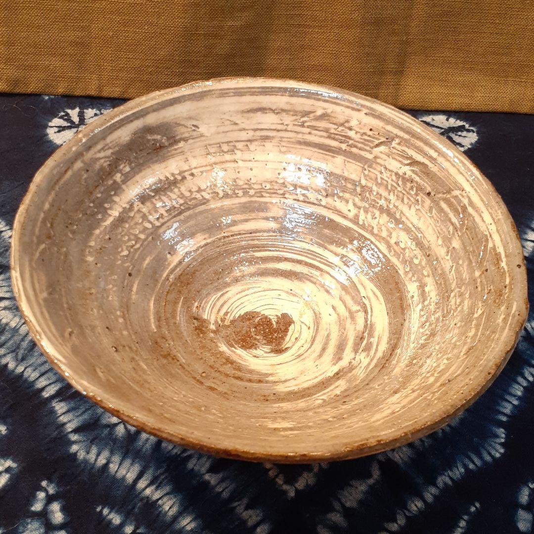 故、石田陶春　作　三島手茶碗