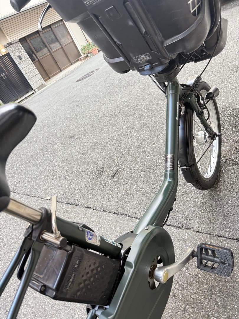 大阪府　子供乗せ　パナソニック　電動アシスト自転車 チャイルドシート付き