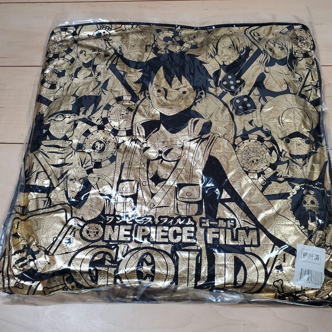 ワンピースフィルム ゴールド クッション