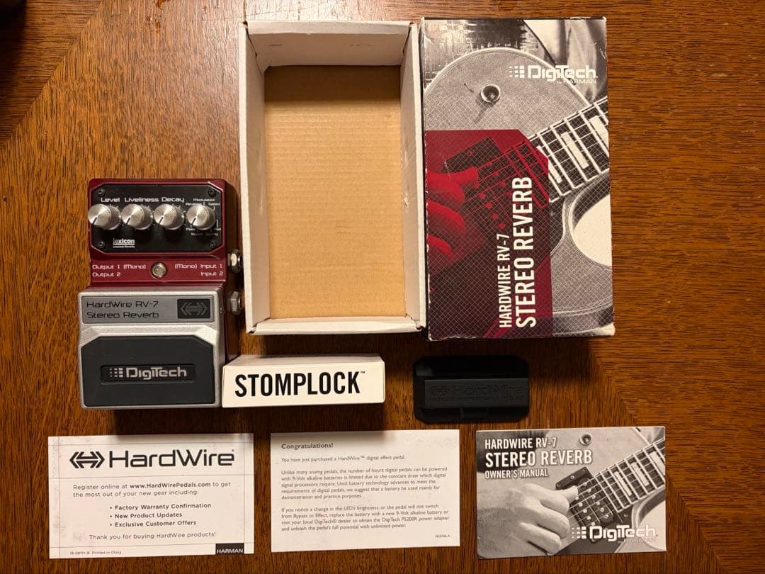 ギター RV-7 Stereo Reverb HardWire